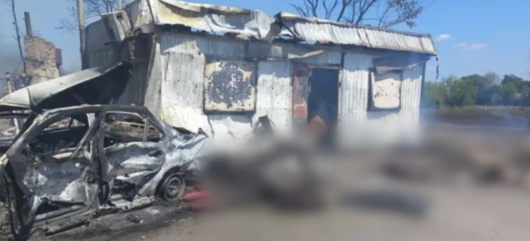 Russians kill five civilians in Kharkiv region drawing water