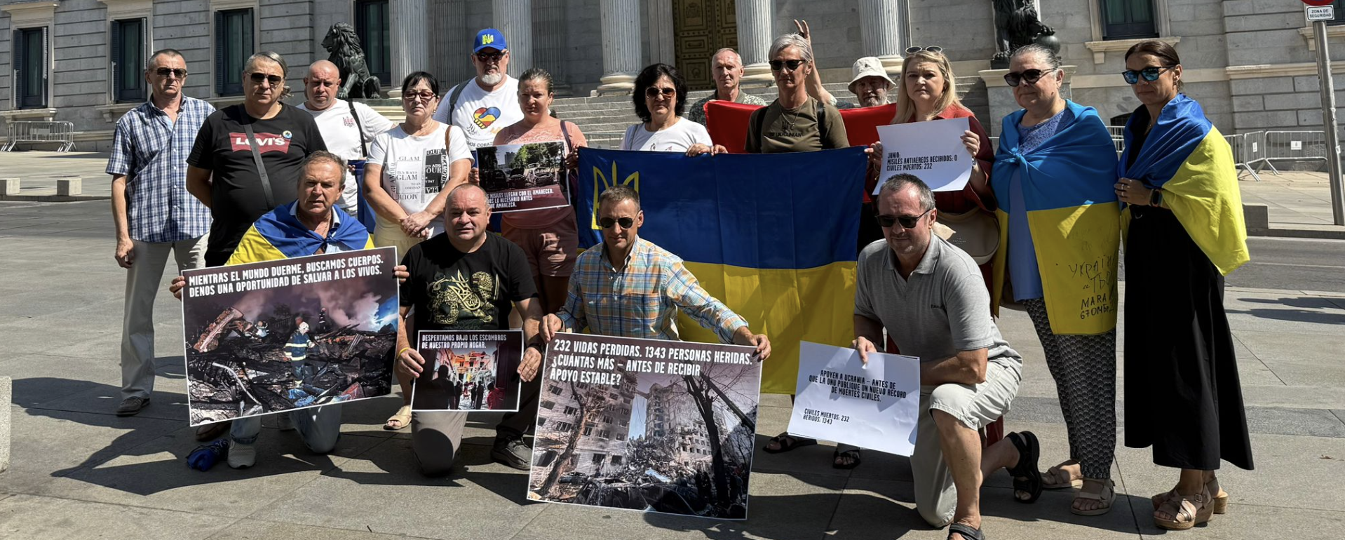 Ukrainians worldwide rally amid escalating Russian aerial terror attacks