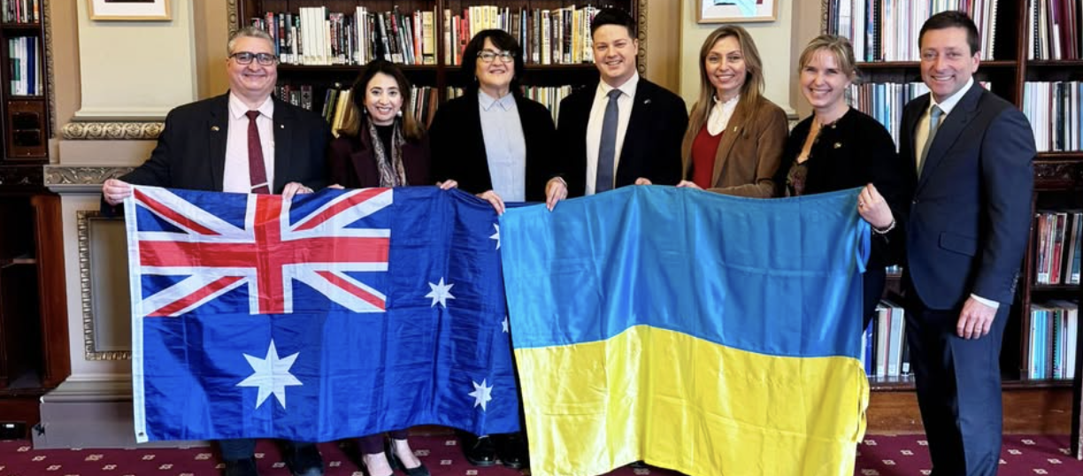 Ukrainian delegation meets with Australian parliamentary friendship group in Victoria to solidify ties