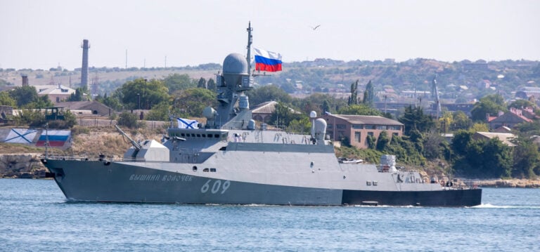 Ukraine makes military history with first drone strike on Russian missile corvette