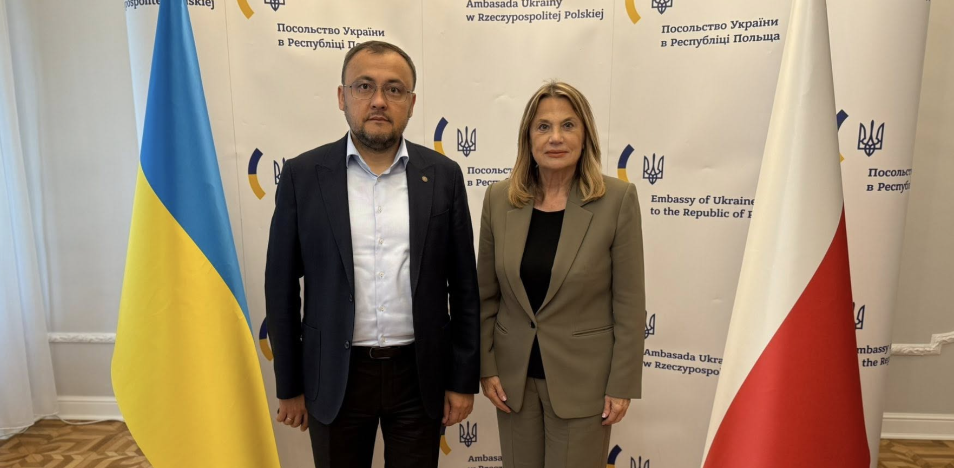 Віцепрезидентка СКУ зустрілася з послом України у Польщі