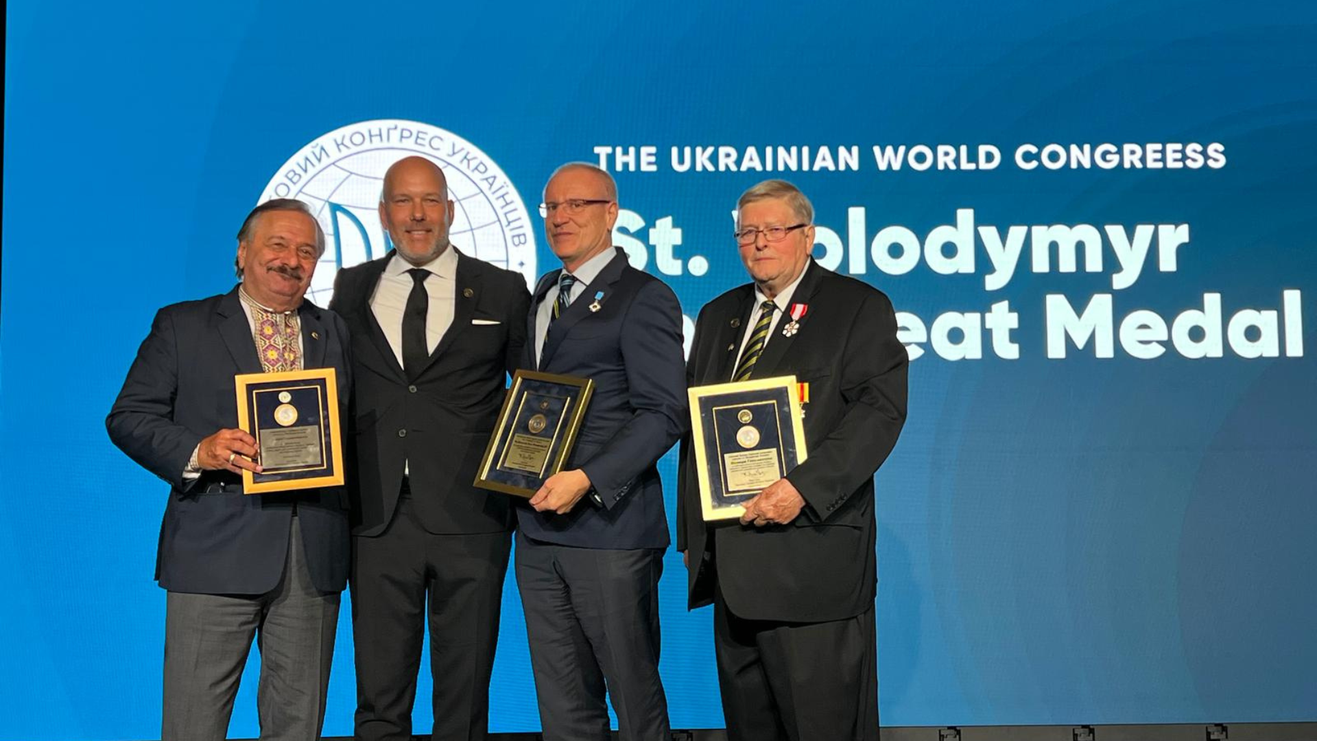 UWC honors Ukrainian Canadians with St. Volodymyr Medal