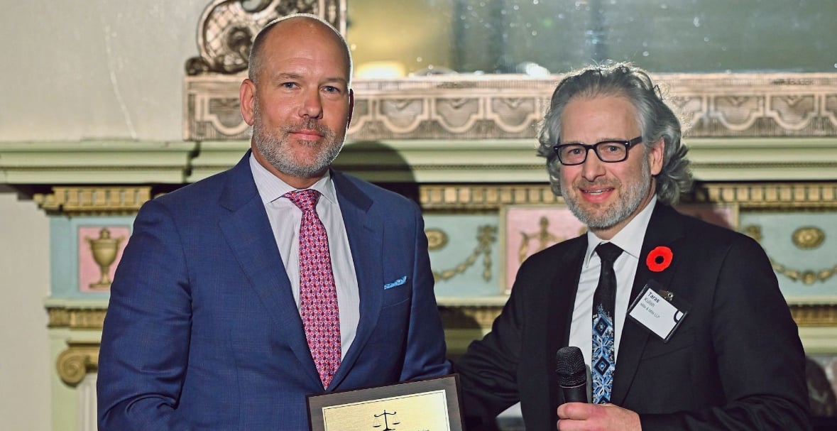 UWC President receives award from Ukrainian Canadian Bar Association