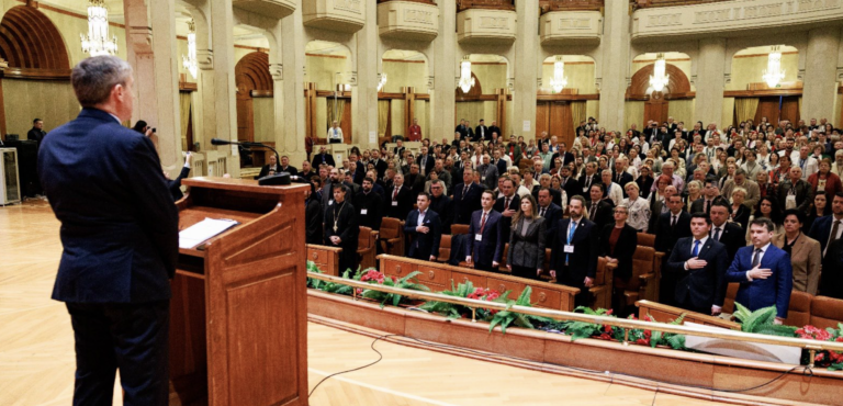Союз українців Румунії у парламенті відзначив 35 річницю, Президент СКУ привітав громаду