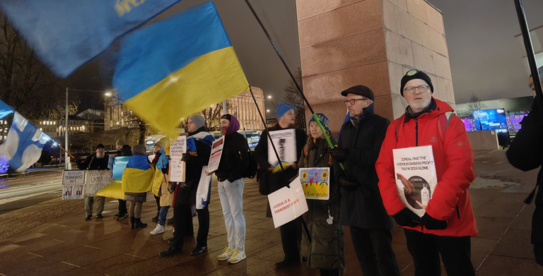 Ukrainians in Finland call for boycott of companies doing business in Russia