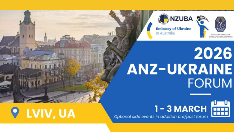 Applications open for participation in the 2026 ANZ-Ukraine Forum