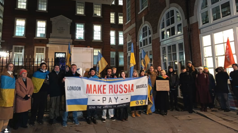 Українські організації у Великій Британії протестують проти зв’язків з олігархами Путіна