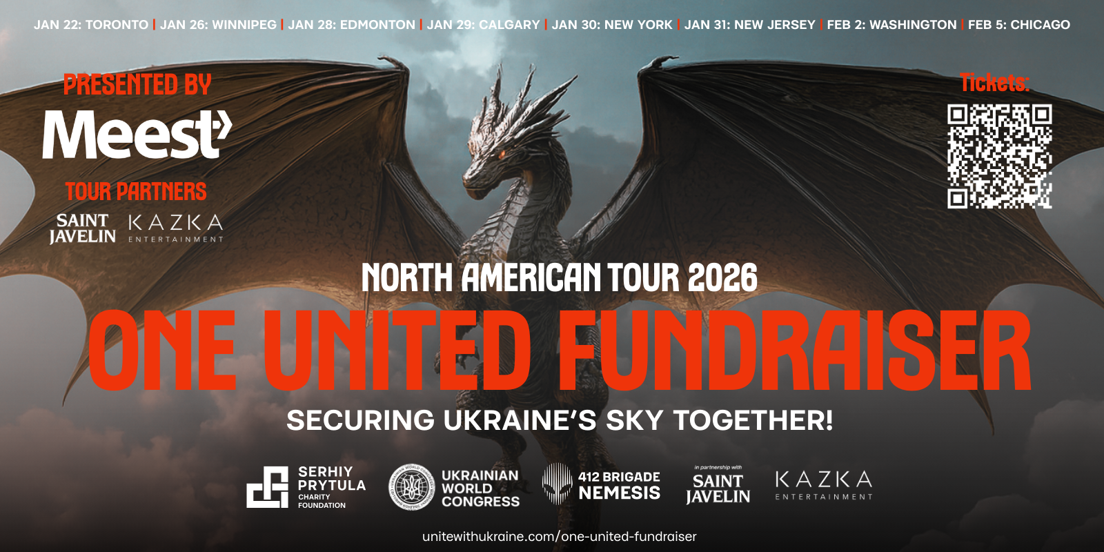 Світовий Конґрес Українців, Фонд Сергія Притули та 412-та бригада розпочинають “Єдинозбір” у Канаді та США