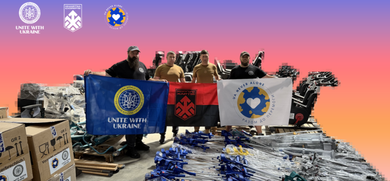 UWC, Ukrainian organizations in Germany delivered rehabilitation, humanitarian shipment to the Khartiia Corps
